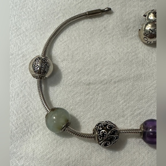 Retired Pandora Essence bracelet & 5 charms - Picture 4 of 13